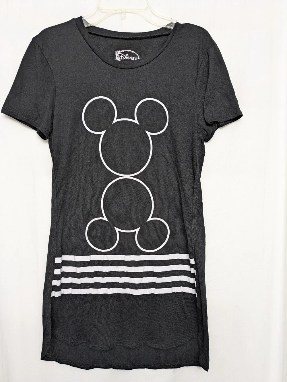 Disney Black and White Mickey Outline Nightgown